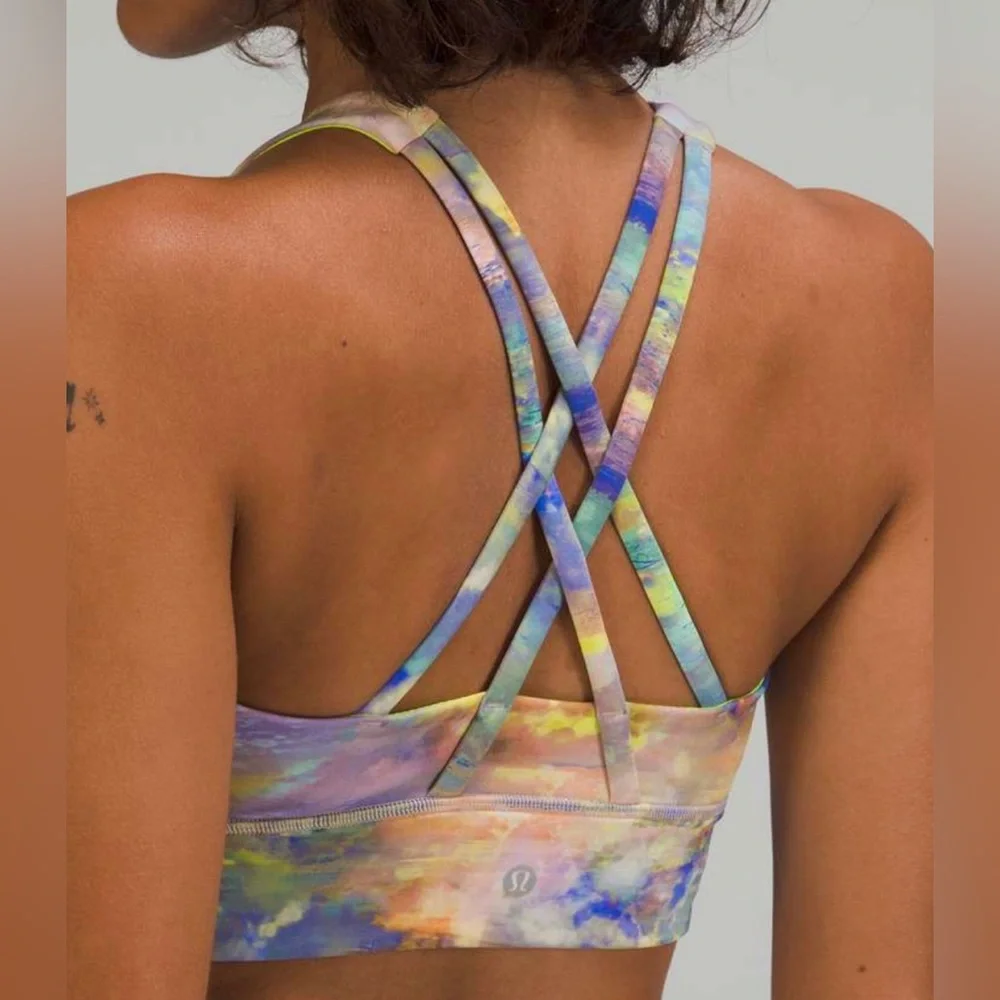 🌟🎉HP🎉🌟 Lululemon Energy High-Neck Longline Tough Bra - Picture 3 of 6